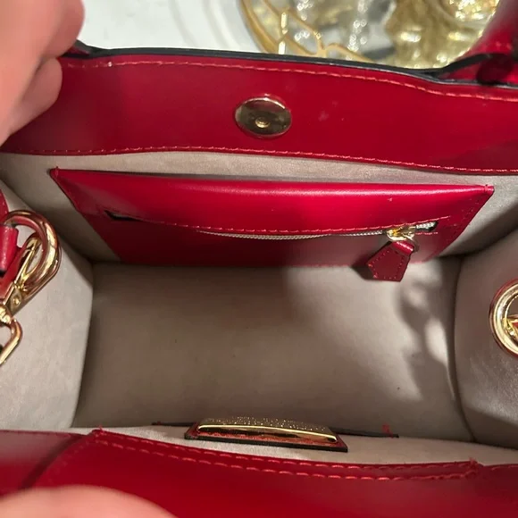 Valentino Red and Green Tote Bag - Picture 7 of 7